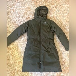 THE NORTH FACE Womens PARKA
Green GOOSE DOWN Hyvent Coat
Size: M
